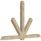 Ekena Millwork Kennewick Rough Sawn Timber Gable Bracket, Douglas Fir, 108"W x 72"H x 6"D x 6"F, 16/12 Pitch GBW108X72X0606KEN00RDF - alternate 4